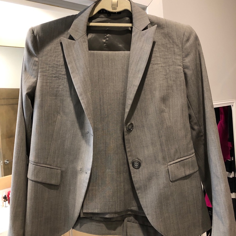 Light gray Theory Suit Jacket